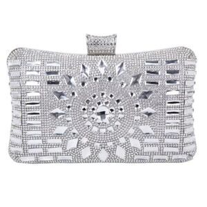 New Women's Evening Banquet Party Clutch Bags Silver